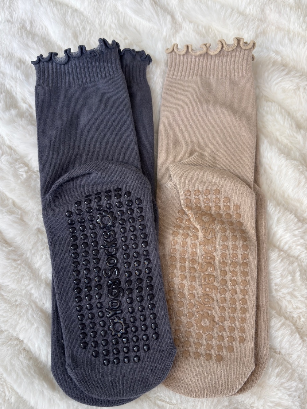 Pair of YogaSocks grip socks